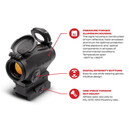 Aimpoint® Duty RDS® Red Dot Sight - One-piece Torsion Nut Mount, 39mm
